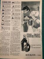 Retro-annons &rdquo;Fransk parfym Soir de Paris&rdquo; fr&aring;n 1963