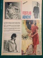 Retro-artikel &rdquo;Mode: Festlig advent&rdquo; fr&aring;n 1963