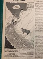 Retro-teckning &rdquo;Svensk deserterade till nazi-Norge&rdquo; fr&aring;n 1943
