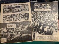 Retro-artikel &rdquo;Sommarbarnens utflykter till Flatenbadet i Stockholm&rdquo; fr&aring;n 1943