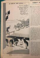 Skämtteckning ”Nazister flyr till Sverige” från 1944