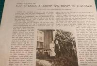 Retro-artikel &rdquo;Gubben Badhs tr&auml;dg&aring;rd vid sj&ouml;n L&aring;ngban&rdquo; fr&aring;n 1916