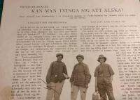 Retro-artikel &rdquo;Kan man tvinga sig att &auml;lska?&rdquo; fr&aring;n 1916