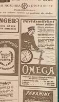 Retro-annons ”Världsmärket bland fickur - Omega” från 1916