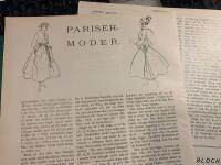 Retro-artikel &rdquo;Senaste modet i Paris&rdquo; fr&aring;n 1916