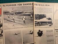 Retro-artikel &rdquo;Danska Spitfire-piloter under andra v&auml;rldskriget&rdquo; fr&aring;n 1945