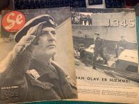 Retro-artikel &rdquo;Kronprins Olav &aring;terv&auml;nder till Norge&rdquo; fr&aring;n 1945