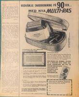 Retro-annons &rdquo;Hudv&auml;nlig snabbrakning - nya Multi-Ras&rdquo; fr&aring;n 1960