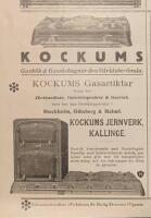 Retro-annons &rdquo;Kockums jernverk, Kallinge&rdquo; fr&aring;n 1916