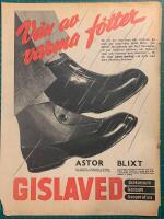 Retro-annons &rdquo;Gislaved bottiner - V&auml;n av varma f&ouml;tter&rdquo; fr&aring;n 1944