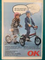 Retro-annons &rdquo;BMX-cykel Donald Duck - hos OK&rdquo; fr&aring;n 1989