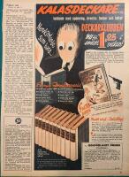 Retro-annons &rdquo;Deckarklubben f&ouml;r 1:25 i veckan&rdquo; fr&aring;n 1953