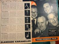 Retro-artikel &rdquo;Svenska humorkungar&rdquo; fr&aring;n 1953
