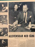 Retro-artikel &rdquo;Allsvenskan i bridge&rdquo; fr&aring;n 1953