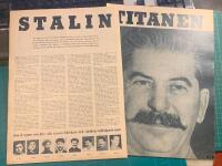 Retro-artikel &rdquo;Stalin Titanen &auml;r d&ouml;d&rdquo; fr&aring;n 1953