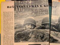 Retro-artikel &rdquo;Revy-artister i uniform&rdquo; fr&aring;n 1953