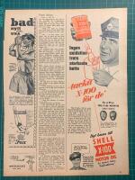 Retro-annons &rdquo;Byt bums till Shell X-100 Motor Oil&rdquo; fr&aring;n 1953