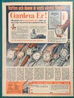 Retro-annons &rdquo;ASU-ur fr&aring;n Svenska Urdepoten Malm&ouml;&rdquo; fr&aring;n 1953