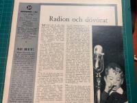 Retro-artikel &rdquo;Kritik av svensk radios genomslagskraft&rdquo; fr&aring;n 1953