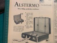 Retro-annons &rdquo;Alstermo Bruks resv&auml;skor&rdquo; fr&aring;n 1953