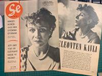 Retro-artikel &rdquo;Karin Kavli - ny chef Stadsteatern G&ouml;teborg&rdquo; fr&aring;n 1953