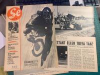 Retro-artikel &rdquo;Motorcykelloppet TT i Hedemora&rdquo; fr&aring;n 1953