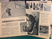 Retro-artikel &rdquo;Landsortstidningen Hudiksvalls Tidning&rdquo; fr&aring;n 1953