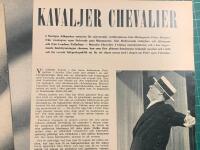 Retro-artikel &rdquo;Viss&aring;ngaren Maurice Chevaliers turnerar i svenska folkparker&rdquo; fr&aring;n 1953