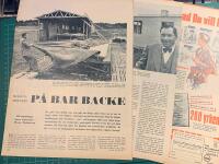 Retro-artikel &rdquo;Stugtillverkning i Dalsland&rdquo; fr&aring;n 1953
