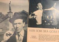 Retro-artikel &rdquo;Nye filmregiss&ouml;ren Stig Olin&rdquo; fr&aring;n 1953
