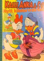 Retro-omslag &rdquo;Kajsa och Kalle d&ouml;per roddb&aring;t&rdquo; fr&aring;n 1985