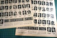 Retro-artikel &rdquo;100 svenskar betygs&auml;tter partiledarna&rdquo; fr&aring;n 1952