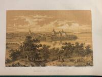 Litografi &rdquo;Mariefred och Gripsholm&rdquo; fr&aring;n 1868