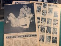 Retro-artikel &rdquo;Farlig fotbollsv&aring;r &ndash; skadade svenska fotbollsstj&auml;rnor&rdquo; fr&aring;n 1952