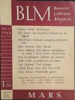 Bonniers Litter&auml;ra Magasin Mars 1948 &Aring;rg. 17 Nr 3