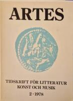 Artes. Tidskrift f&ouml;r litteratur konst och musik. 2 - 1978