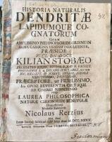 Historia naturalis dendritae lapidumque cognatorum quam amplissimo philosophorum ordinein alma Carolina veniam indulgente