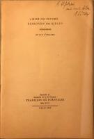 Amor og Psyche. Elskoven og sjelen. S&auml;rtryck ur Festskrift till A. H. Winsnes. Tradisjon og fornyelse. 