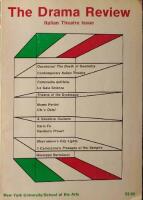 The Drama Review Volume 22 Number 1 March, 1978. Italian Theatre Issue. 