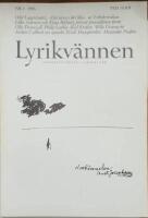 Lyrikv&auml;nnen. Tidskrift f&ouml;r FIB:s Lyrikklubb. Nr 1 1985