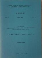 Al-Khwarizmi, Ibn Turk, and the Liber Mensurationum: On the Origins of Islamic Algebra. Offprint from Erdem. Atat&uuml;rk K&uuml;lt&uuml;r Merkezi. 2. 5. Mayis 1986.