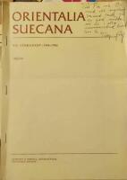 Sirr-A Lexiographical Essay on a Word with Various Nuances in Arabic and Islam. Offprint fr&aring;m Orientalia Suecana. Vol. XXXIII-XXX (1984-1946).