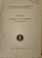 Linnaeus and the Problem of Immortality. Offprint from K. Humanistiska Vetenskapssamfundets i Lunds &Aring;rsber&auml;ttelse 1951-1951. IV