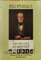 Res Publica nr. 22 - Tema: Carl Jonas Love Almqvist 