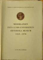 Meddelanden fr&aring;n Lunds universitets Historiska museum 1969-1970