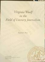 Virginia Woolf in the Field of Literary Journalism
