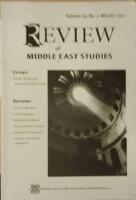 Review of Middle East Studies Volume 45 No. 2 Winter 2011