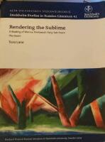 Rendering the Sublime. A Reading of Marina Tsvetaeva's Fairy-Tale Poem The Swain.