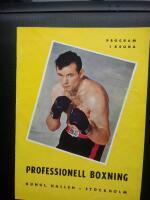 Program professionell boxning 3 april 1959