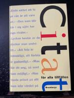 Citat f&ouml;r alla tillf&auml;llen